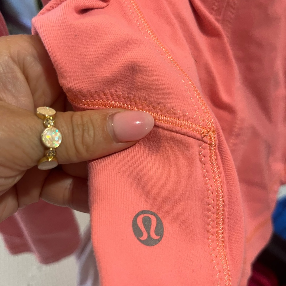 Lululemon Coral Athletic Top